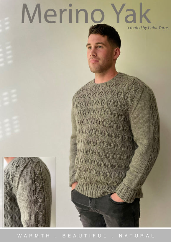 Merino Yak Diamond Sweater Kit