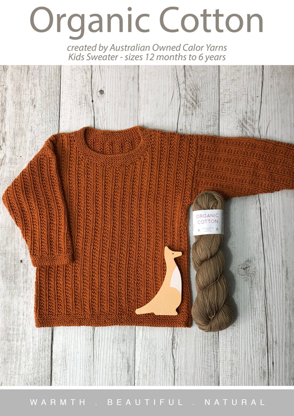 CY224 Organic Cotton Kid's Sweater Kit