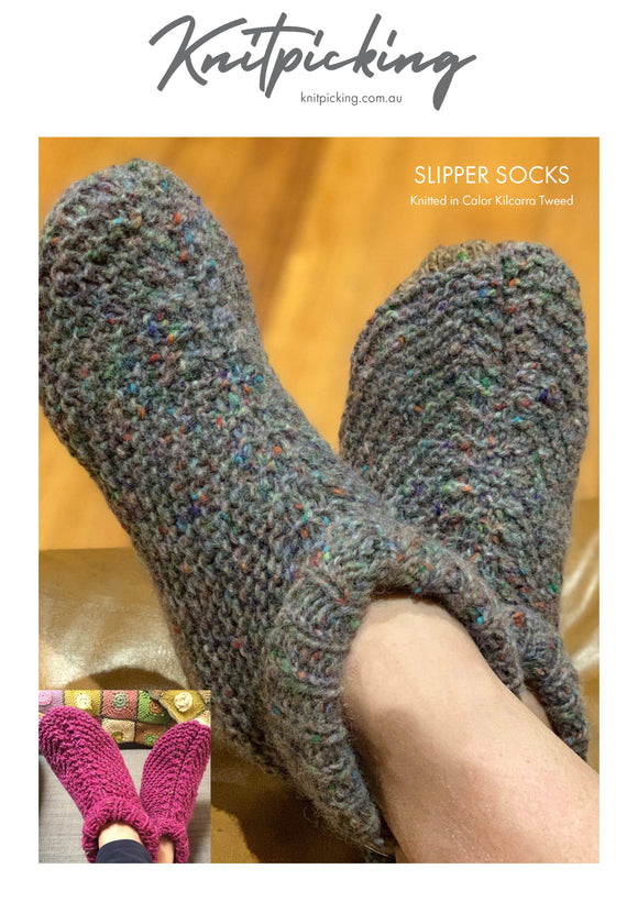 Kilcarra Tweed Slipper Sock Kit