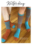 Soft Donegal Striped Sock Kit