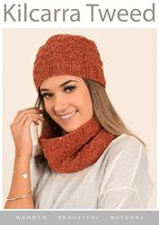 Kilcarra Tweed Waves Beanie and Cowl Kit CY077